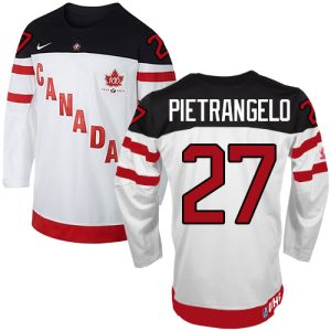 Olympic Hockey Alex Pietrangelo Authentic Kinder Weiß – Team Canada #27 100th Anniversary